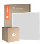 Voordeelpak 4x  Ledvance LED Paneel Eco 36W 3600lm 840 Koel Wit | 60x60cm - UGR <22
