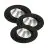 Voordeelpak 3x Nordlux Spot Fremont Metaal Zwart 4.5W 345lm 36D - 827 Zeer Warm Wit | 85mm - IP23- Dimbaar