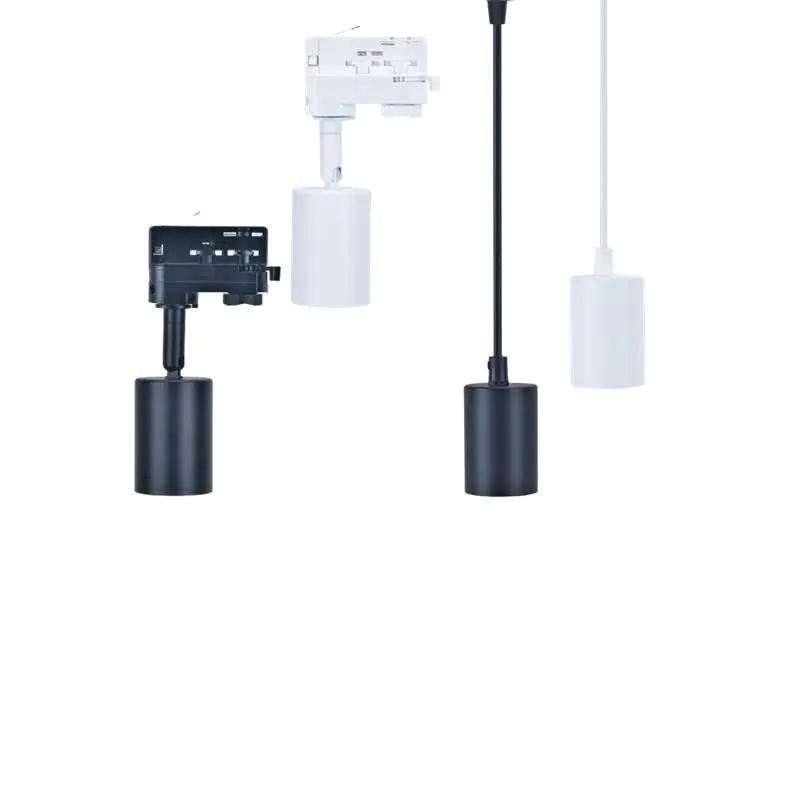 Noxion hanglampen en spot railverlichting GU10 in zwart en wit